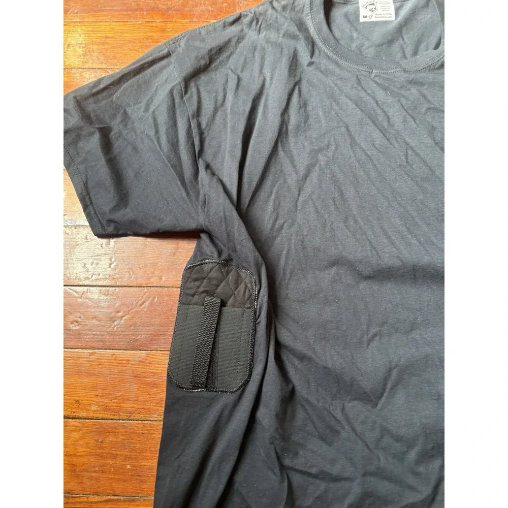 Daltech Force Concealed Carry T Shirt Men's Black Size 3X-4X Safest Carry READ‎